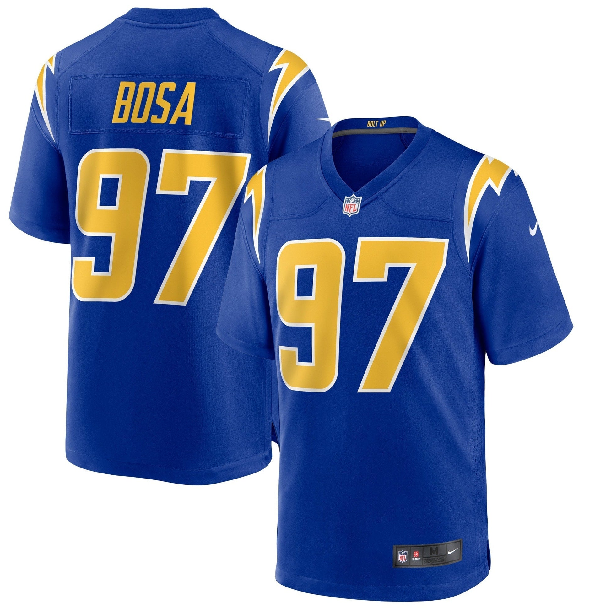 Joey Bosa Los Angeles Chargers 2nd Alternate Game Jersey - Royal football jersey product view 1