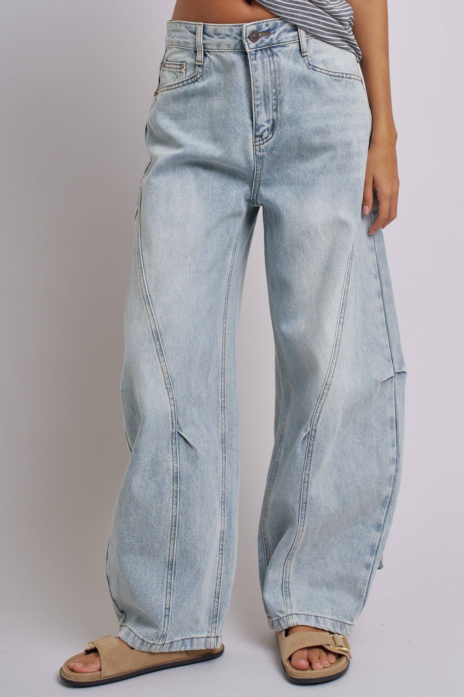 Vintage Wash Barrel Leg Utility Tab Jeans Unisex T-shirt, Sweatshirt, Hoodie, Long Sleeve Tee - T-Shirt, Sweatshirt, Hoodie