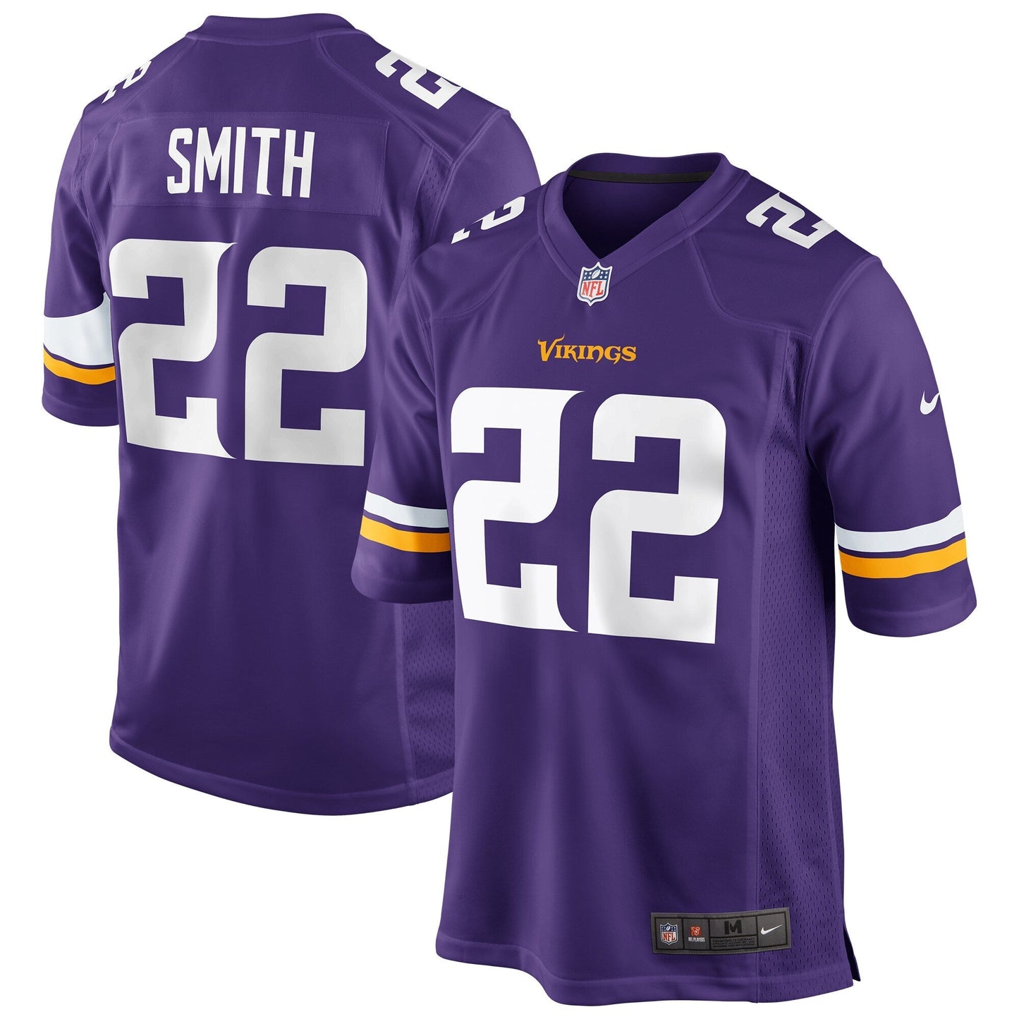 Harrison Smith Minnesota Vikings Game Jersey - Purple football jersey product view 1