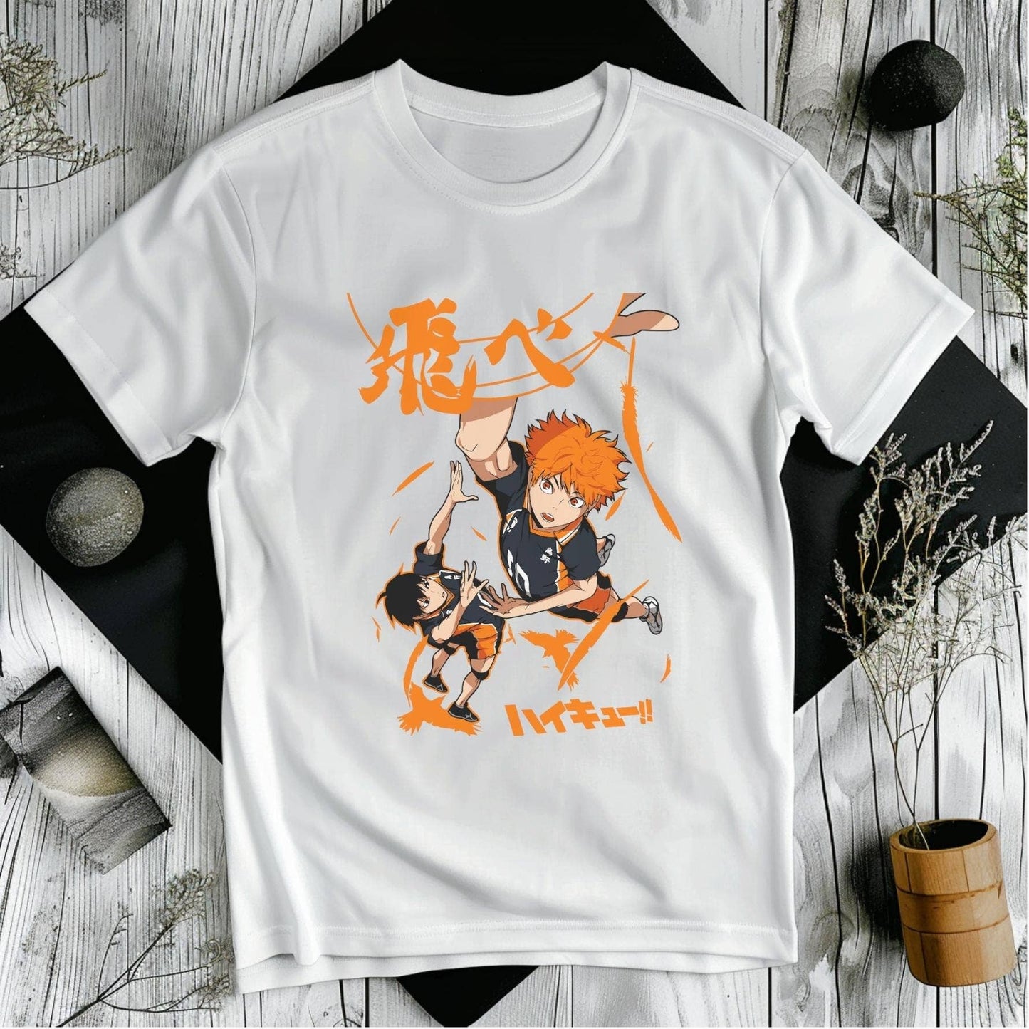 Volleyball Anime Graphic Tee - Harajuku Manga Shirt - Unisex Unisex T-shirt, Sweatshirt, Hoodie, Long Sleeve Tee - T-Shirt, Sweatshirt, Hoodie
