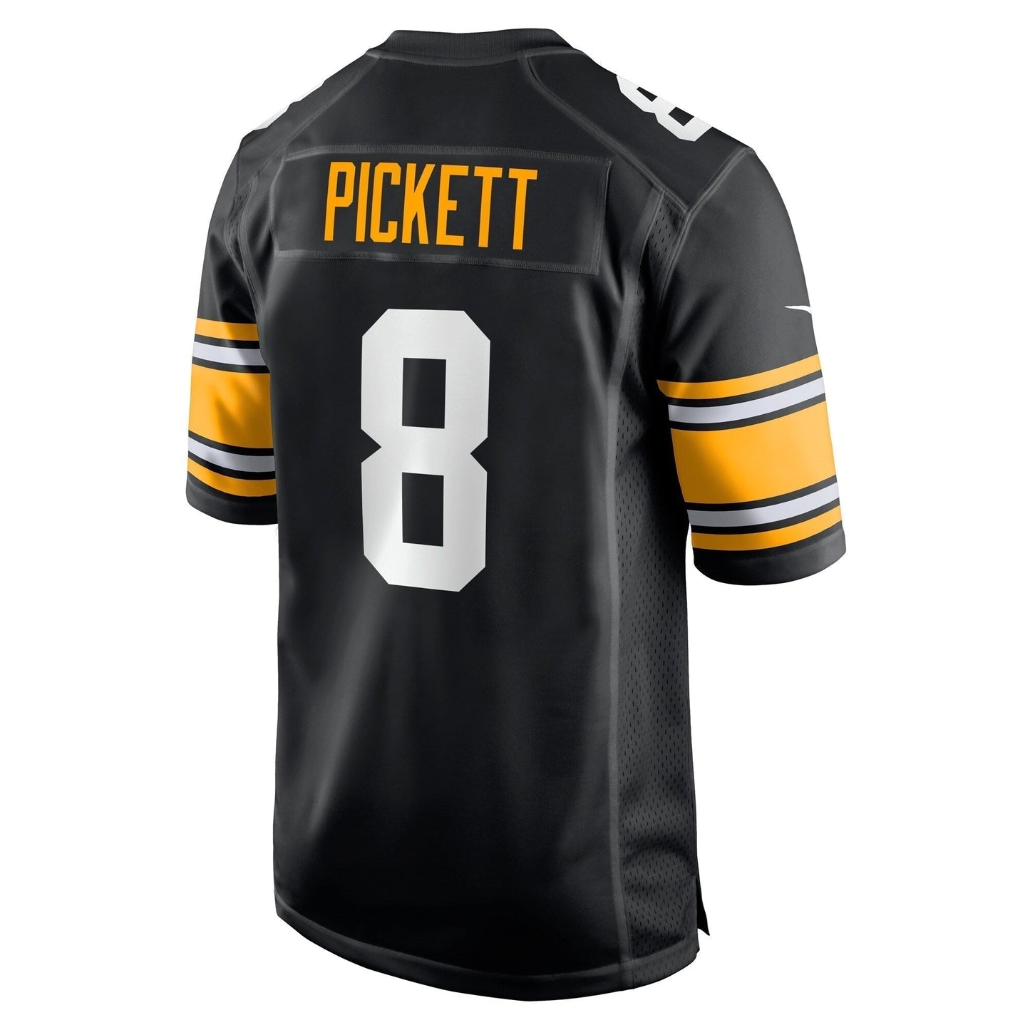 Kenny Pickett Pittsburgh Steelers Alternate Game Jersey - Black football jersey product view 3