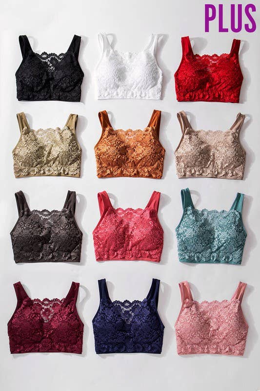 Plus Size Elegant Lace Longline Bralette Unisex T-shirt, Sweatshirt, Hoodie, Long Sleeve Tee - T-Shirt, Sweatshirt, Hoodie