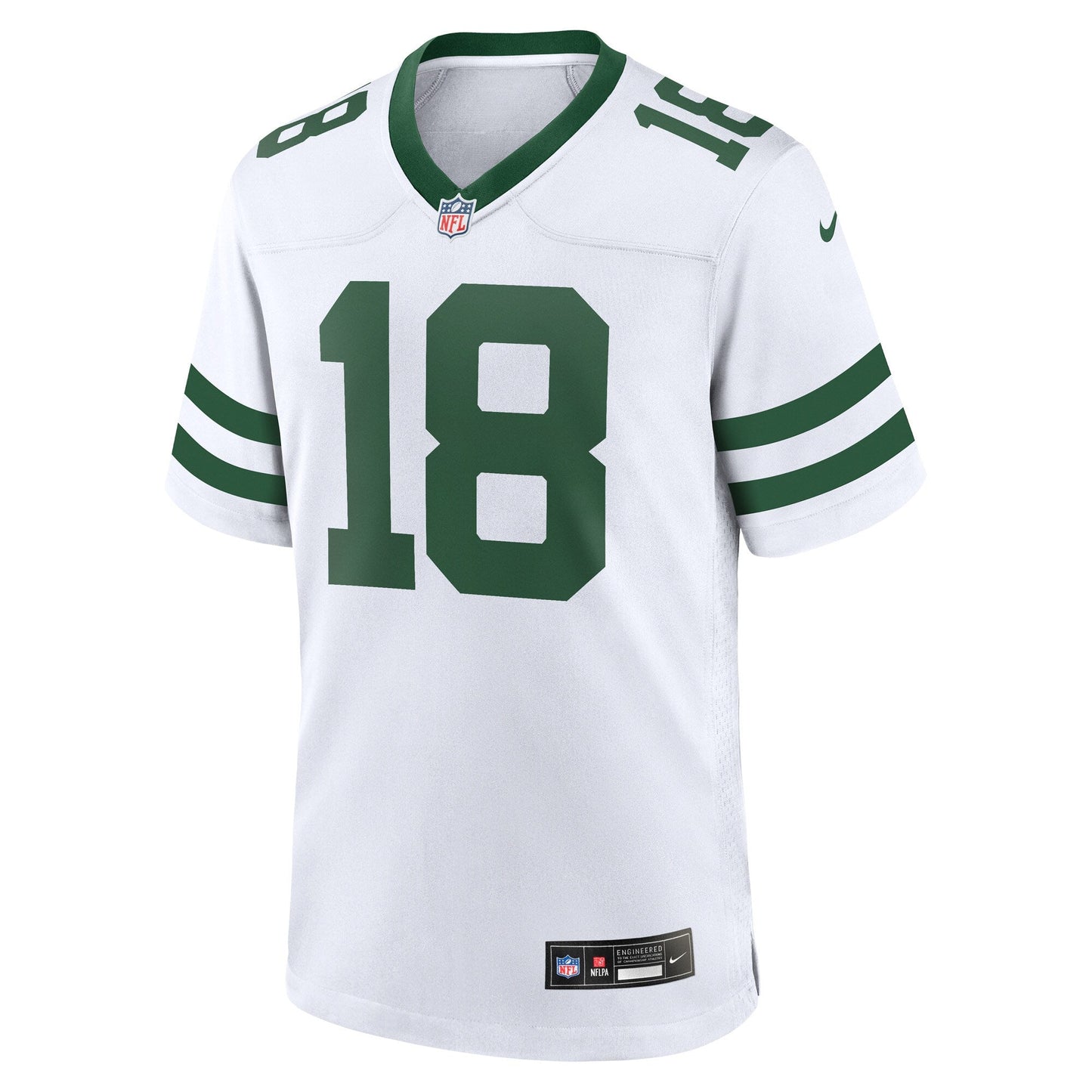 Mike Williams New York Jets Game Jersey Legacy White football jersey product view 2