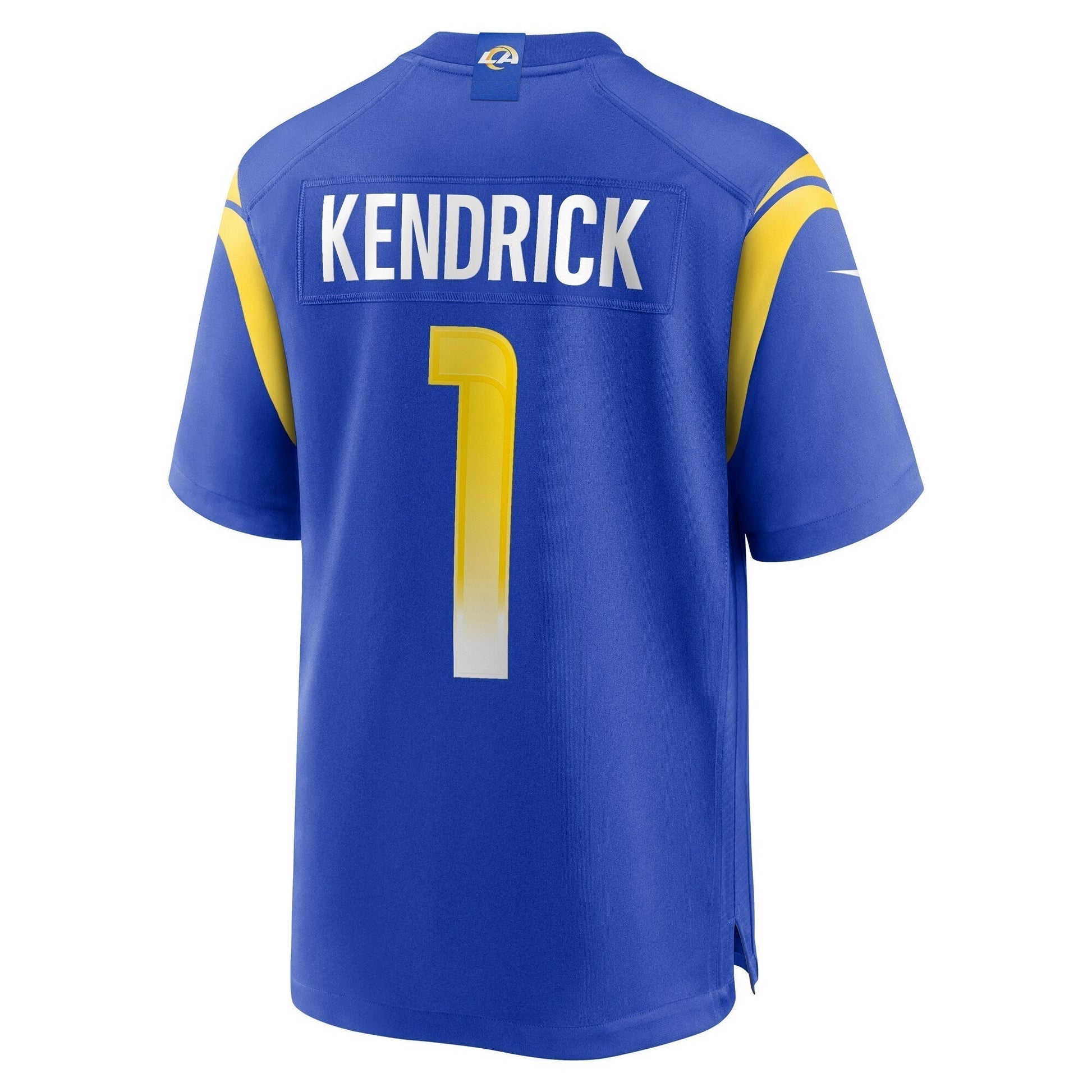 Derion Kendrick Los Angeles Rams Home Game Jersey - Royal football jersey product view 3