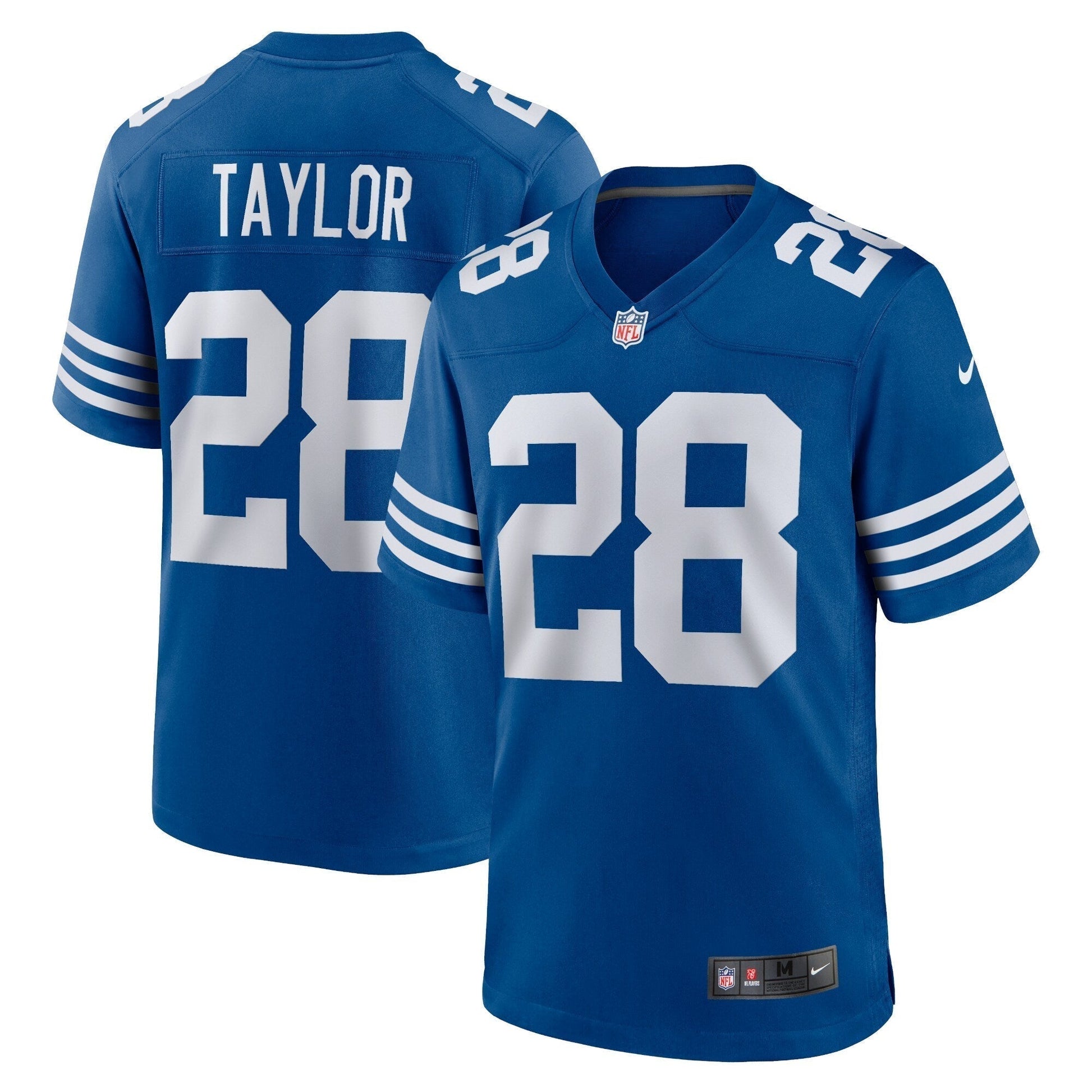 Men's Jonathan Taylor Royal Indianapolis Colts Alternate Game Jersey football jersey product view 1