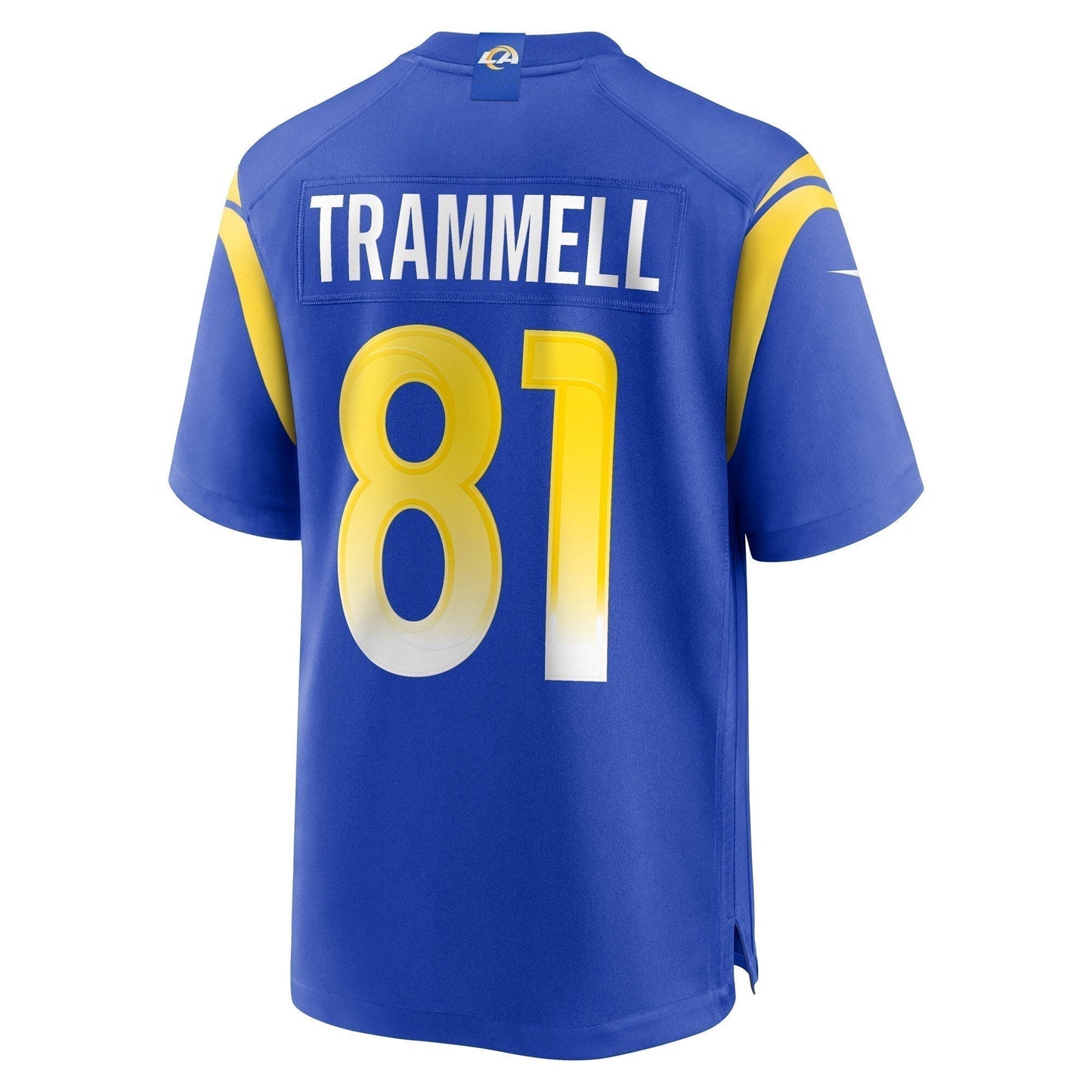 Austin Trammell Los Angeles Rams Game Jersey - Royal football jersey product view 3