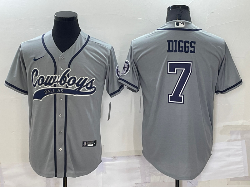 Men's Dallas Cowboys Trevon Diggs Gray Player Jersey Joint Edition football jersey product view 1