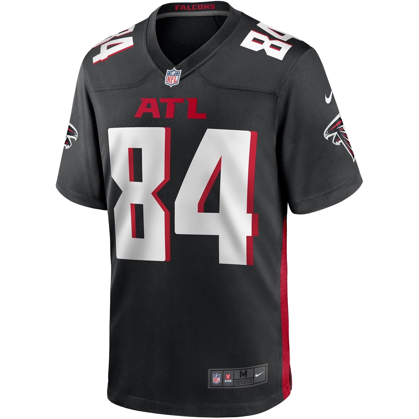 Alfred Jenkins Atlanta Falcons Game Retired Jersey - Black football jersey product view 2