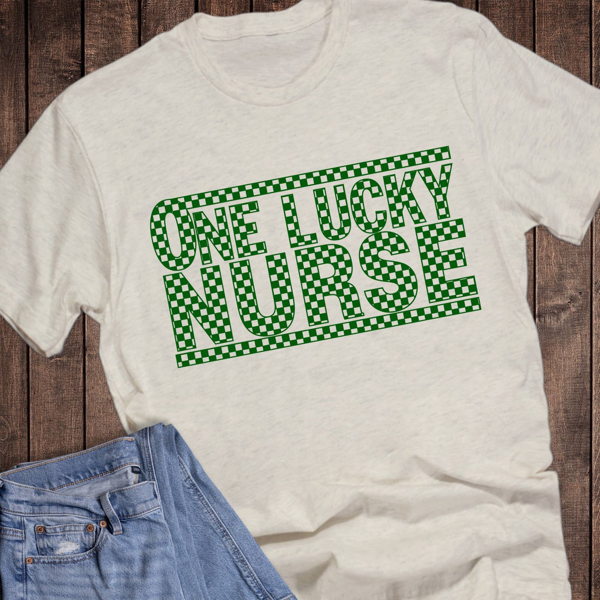 St. Patrick's Day One Lucky Nurse Graphic Tee Unisex T-shirt, Sweatshirt, Hoodie, Long Sleeve Tee - T-Shirt, Sweatshirt, Hoodie