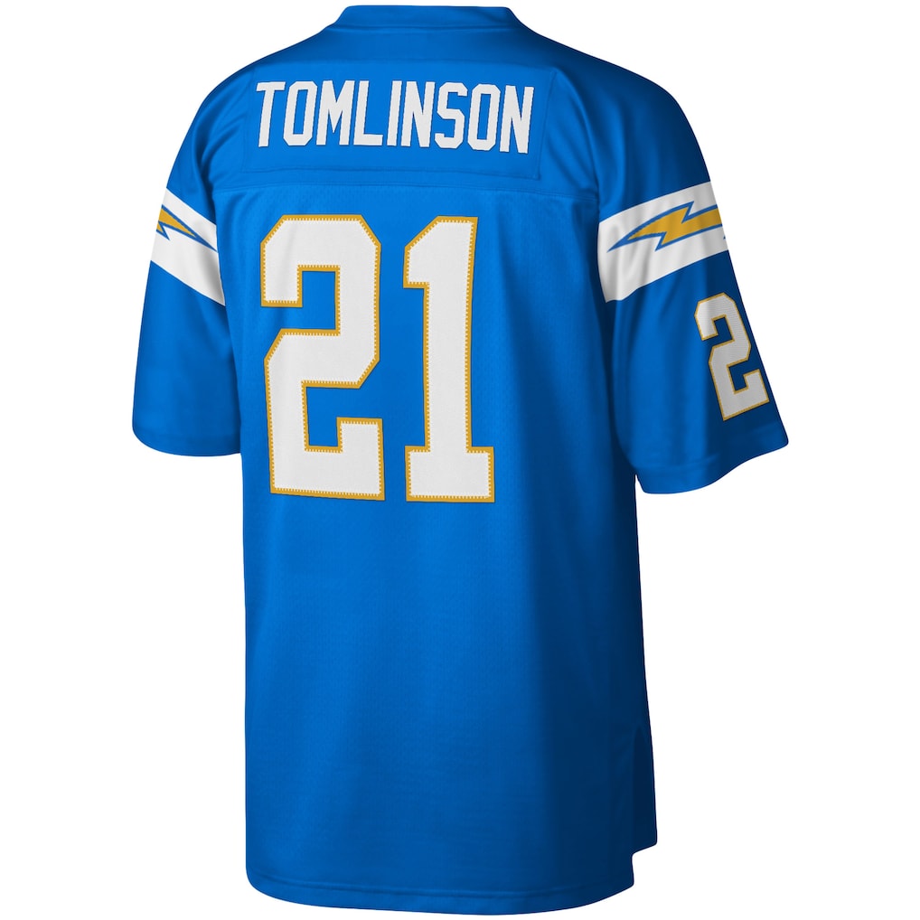 LA.Chargers #21 LaDainian Tomlinson Powder Blue Powder Blue Legacy Replica Jersey football jersey product view 1