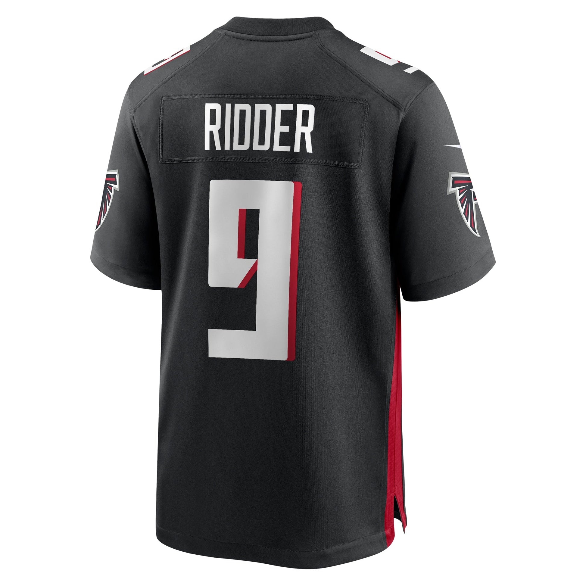 Desmond Ridder Atlanta Falcons Game Jersey - Black football jersey product view 3