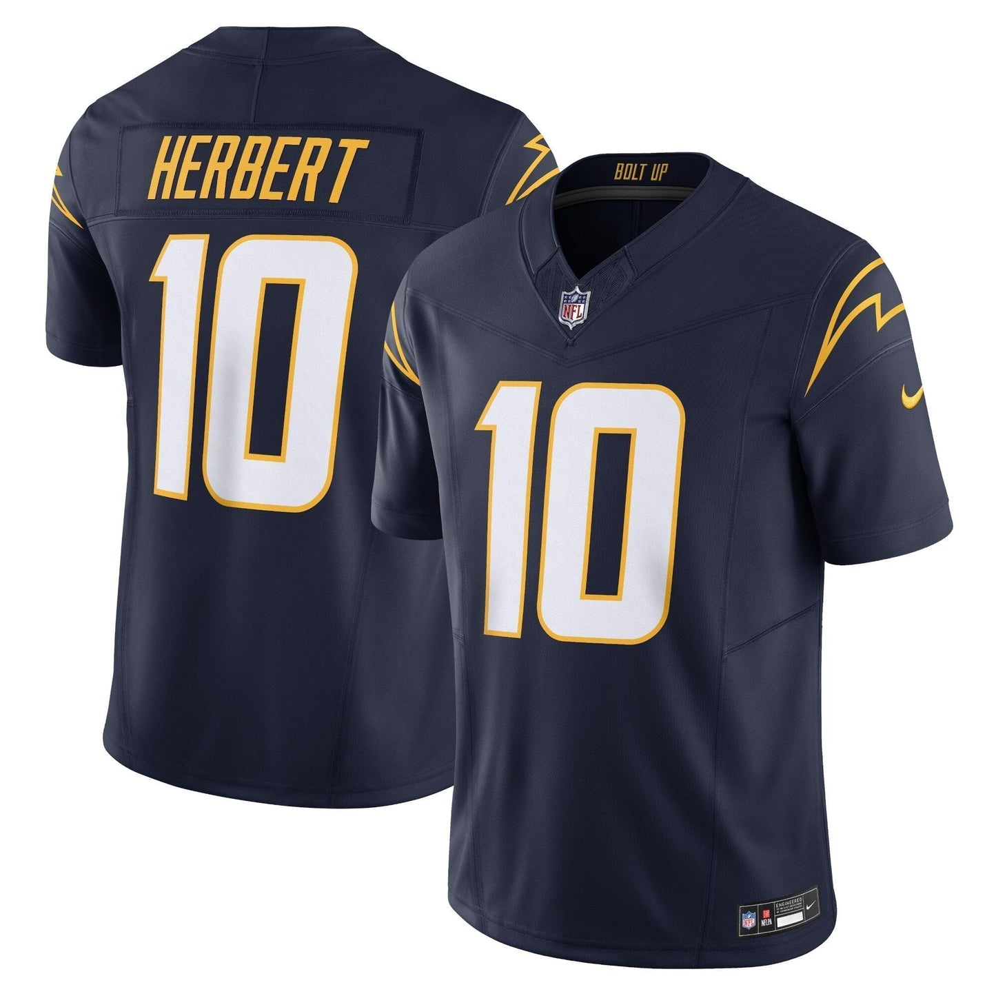 Justin Herbert Los Angeles Chargers Vapor F.U.S.E. Limited Jersey - Navy football jersey product view 1