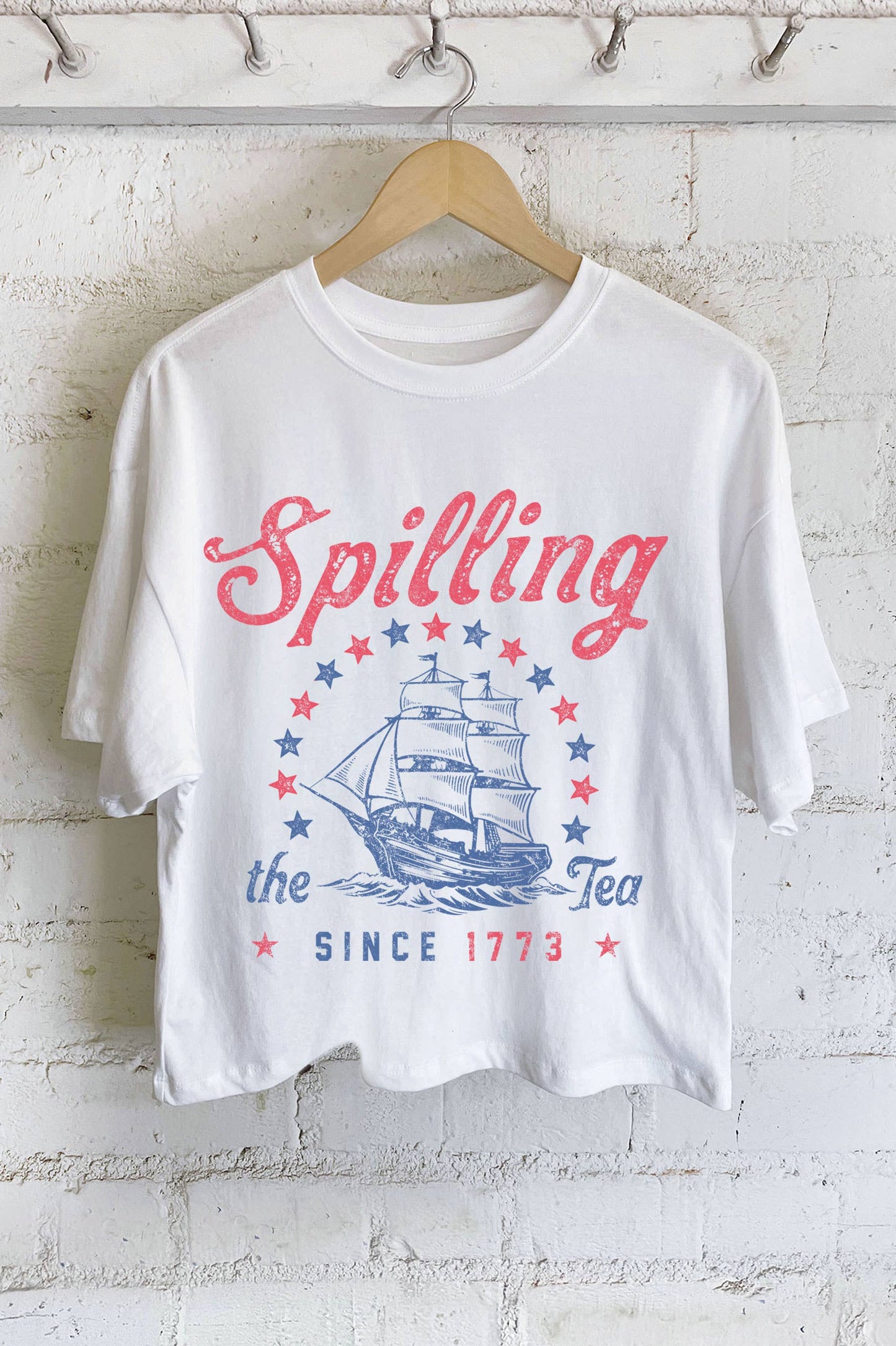 Spilling the Tea Ship Graphic Tshirts Unisex T-shirt, Sweatshirt, Hoodie, Long Sleeve Tee - T-Shirt, Sweatshirt, Hoodie