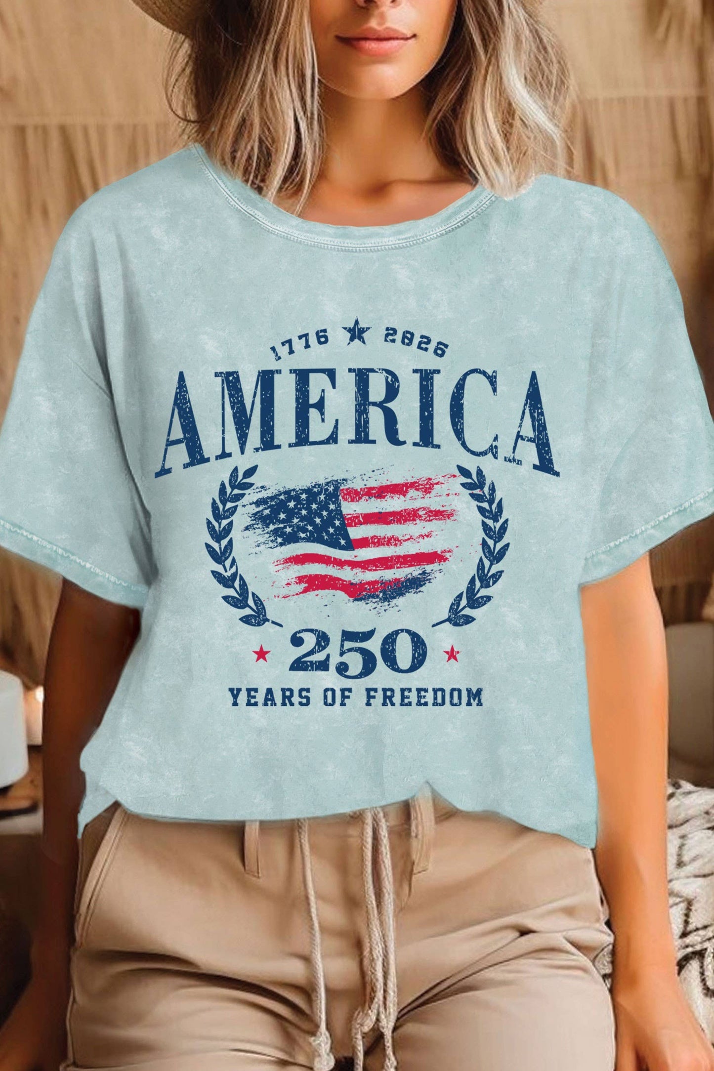 America 250 Years of Freedom Mineral Graphic Tshirts Unisex T-shirt, Sweatshirt, Hoodie, Long Sleeve Tee - T-Shirt, Sweatshirt, Hoodie