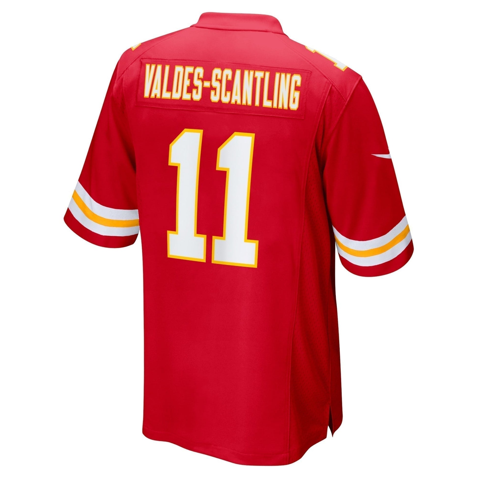 Marquez Valdes-Scantling Kansas City Chiefs Game Jersey - Red football jersey product view 3