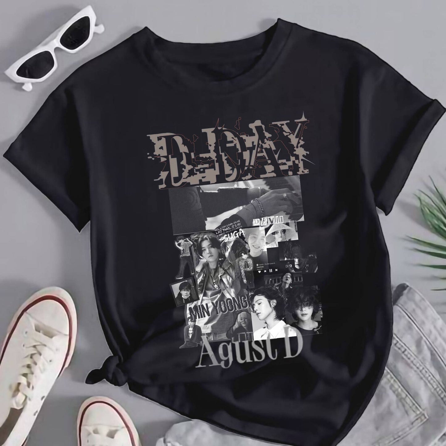 Agust D Merch - Exclusive Tour Tees & Suga's Style Statement Unisex T-shirt, Sweatshirt, Hoodie, Long Sleeve Tee - T-Shirt, Sweatshirt, Hoodie