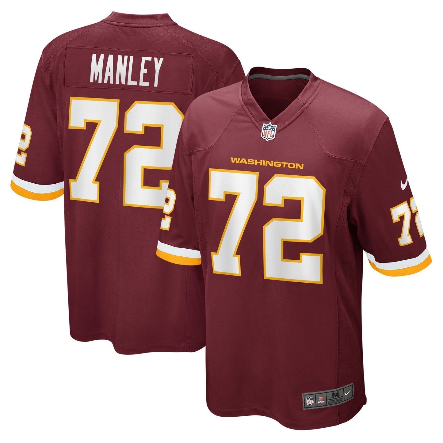 Dexter Manley Washington Football Team Retired Jersey - Burgundy football jersey product view 1