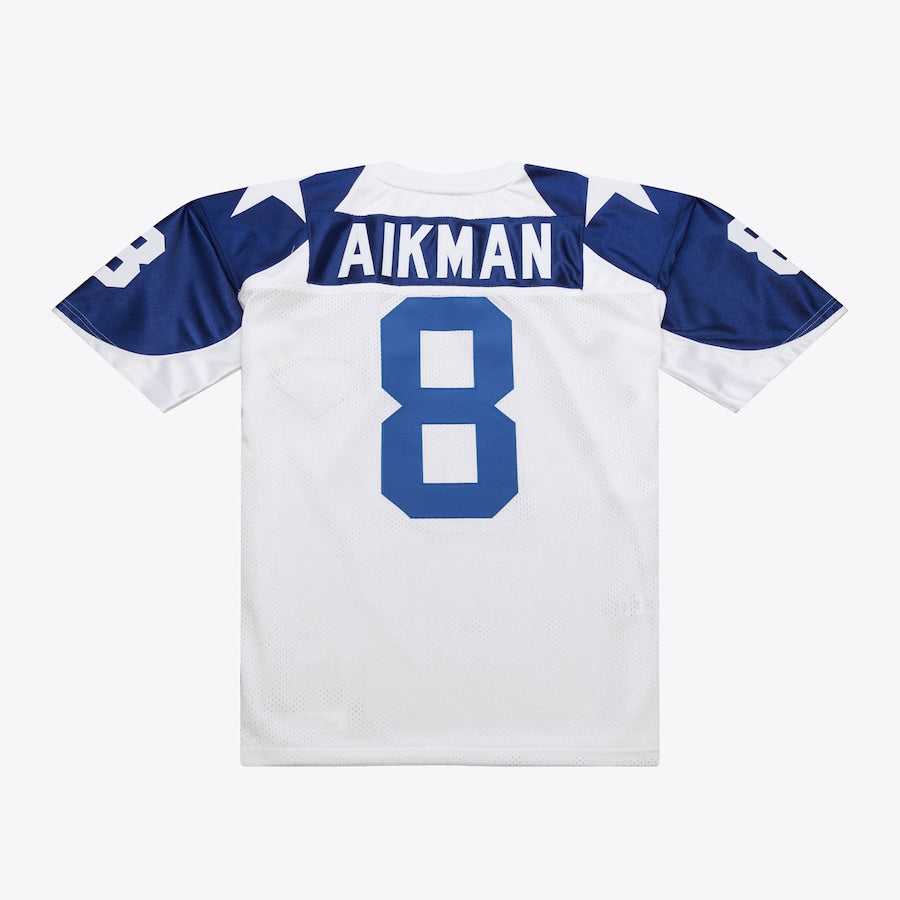 Men's Troy Aikman White Dallas Cowboys 1994 Jersey football jersey product view 2