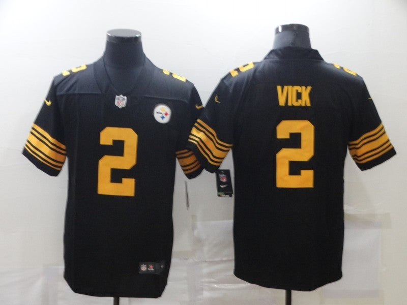 Men's Pittsburgh Steelers Michael Vick Black Alternate Legend Jersey football jersey product view 1
