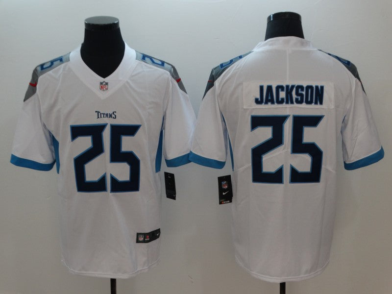Men's Tennessee Titans Adoree Jackson #25 White Game Jersey1 football jersey product view 1