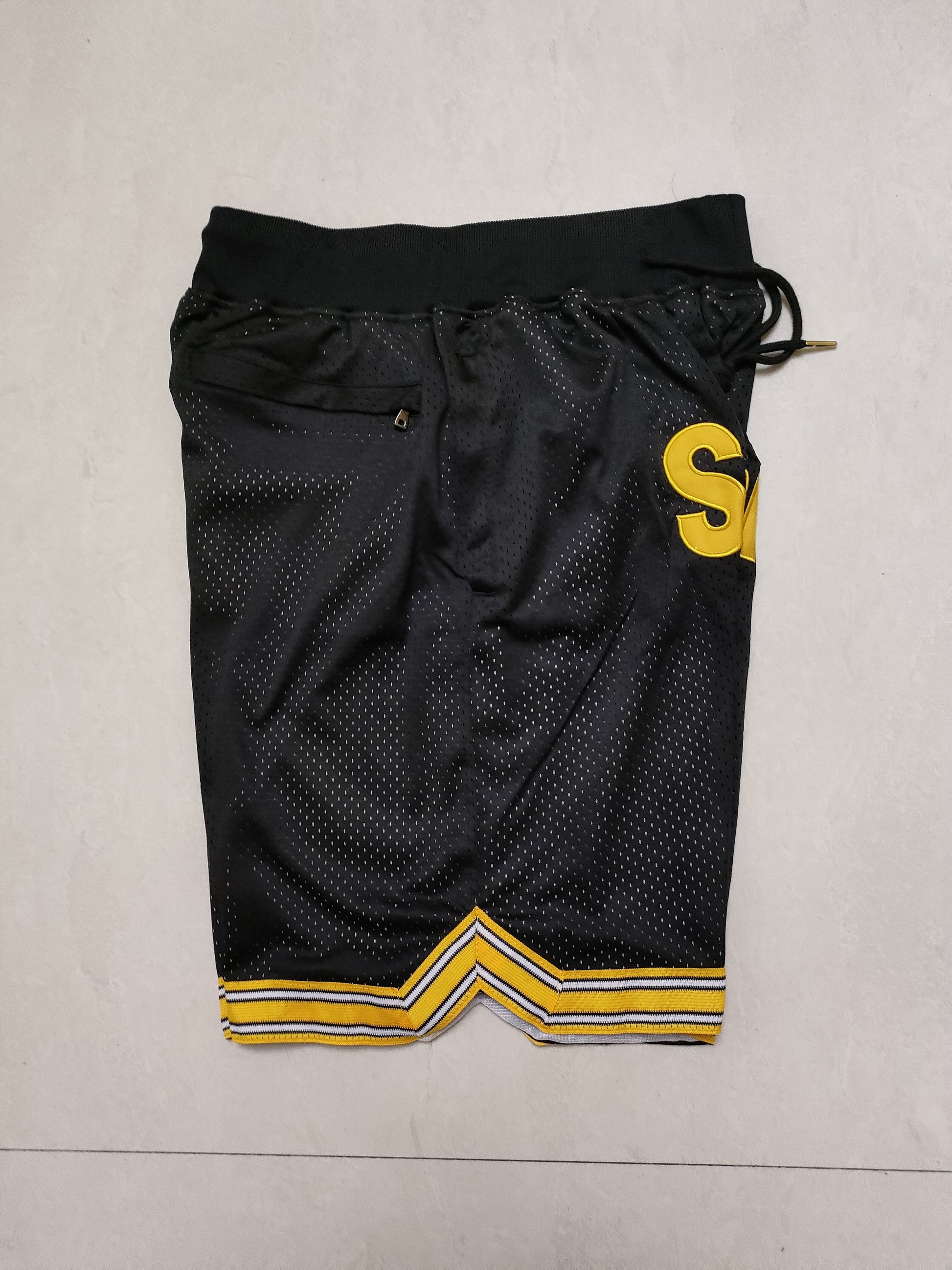 JUST DON Pittsburgh Steelers Pocket Shorts football jersey product view 3