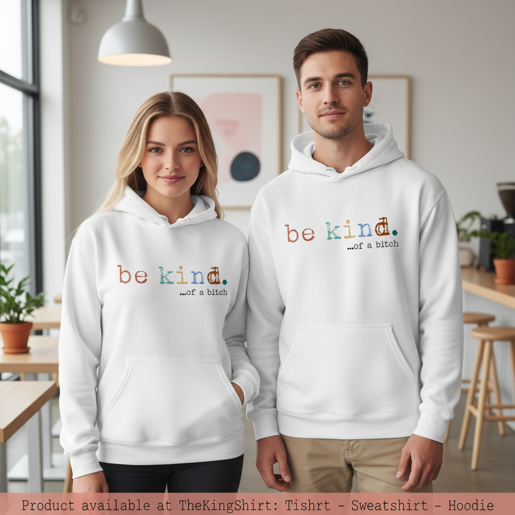 Funny Women Sweatshirt - Best Friend Gift - Be Kind Unisex T-shirt, Sweatshirt, Hoodie, Long Sleeve Tee - T-Shirt, Sweatshirt, Hoodie