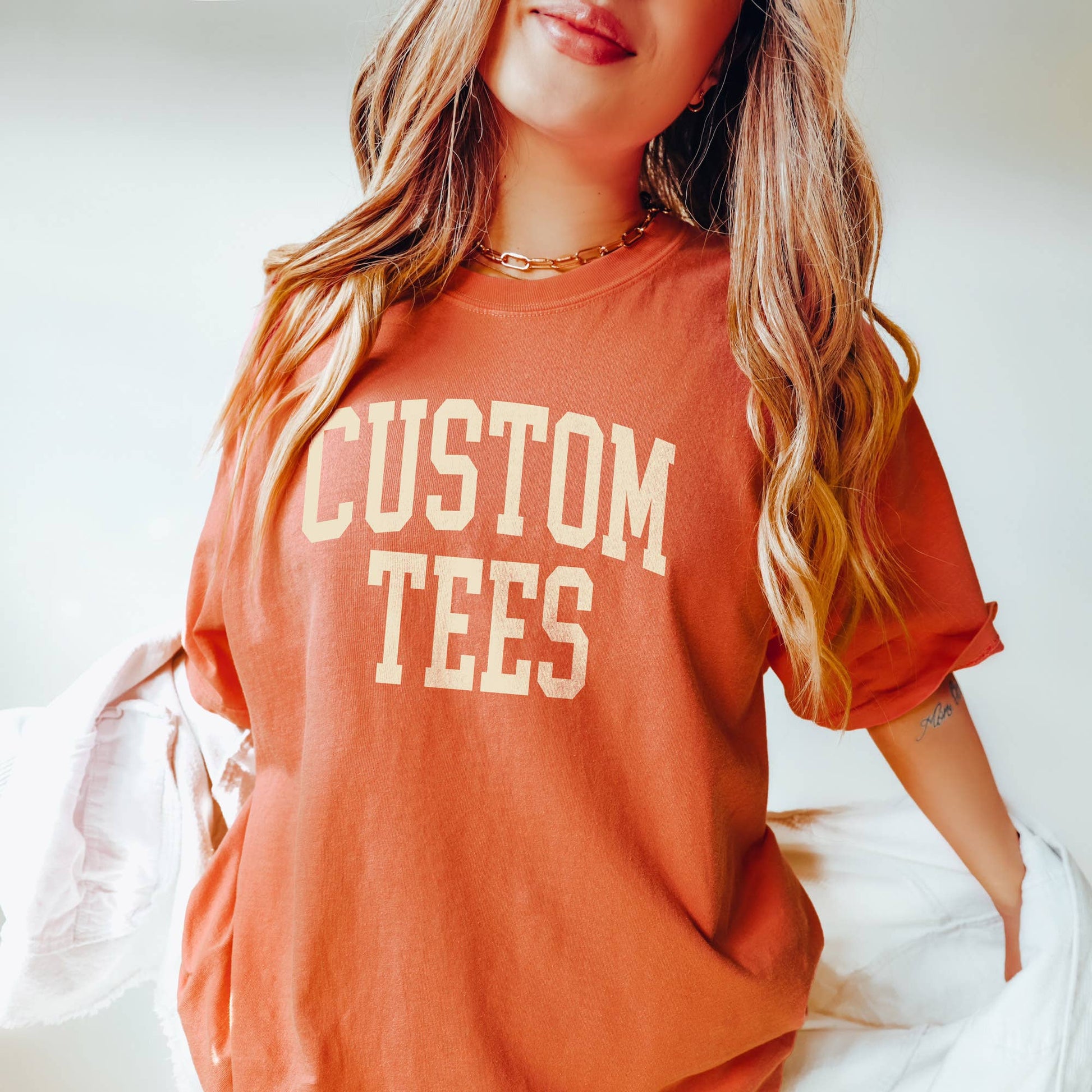 Custom Comfort Colors Tee Fall Colors with Your Text or Logo Unisex T-shirt, Sweatshirt, Hoodie, Long Sleeve Tee - T-Shirt, Sweatshirt, Hoodie