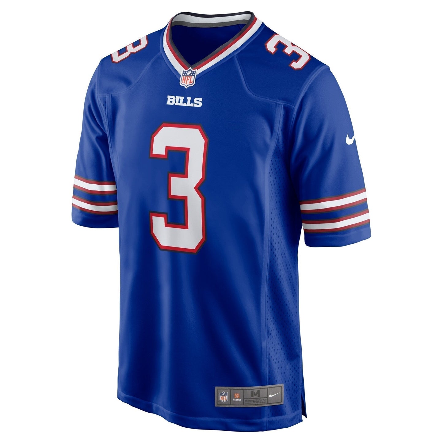 Damar Hamlin Buffalo Bills Home Game Jersey - Royal football jersey product view 2