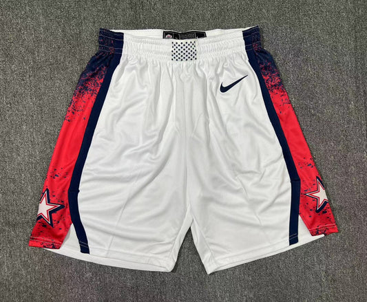24 Olympics USA Team White Shorts sports jersey product view 1
