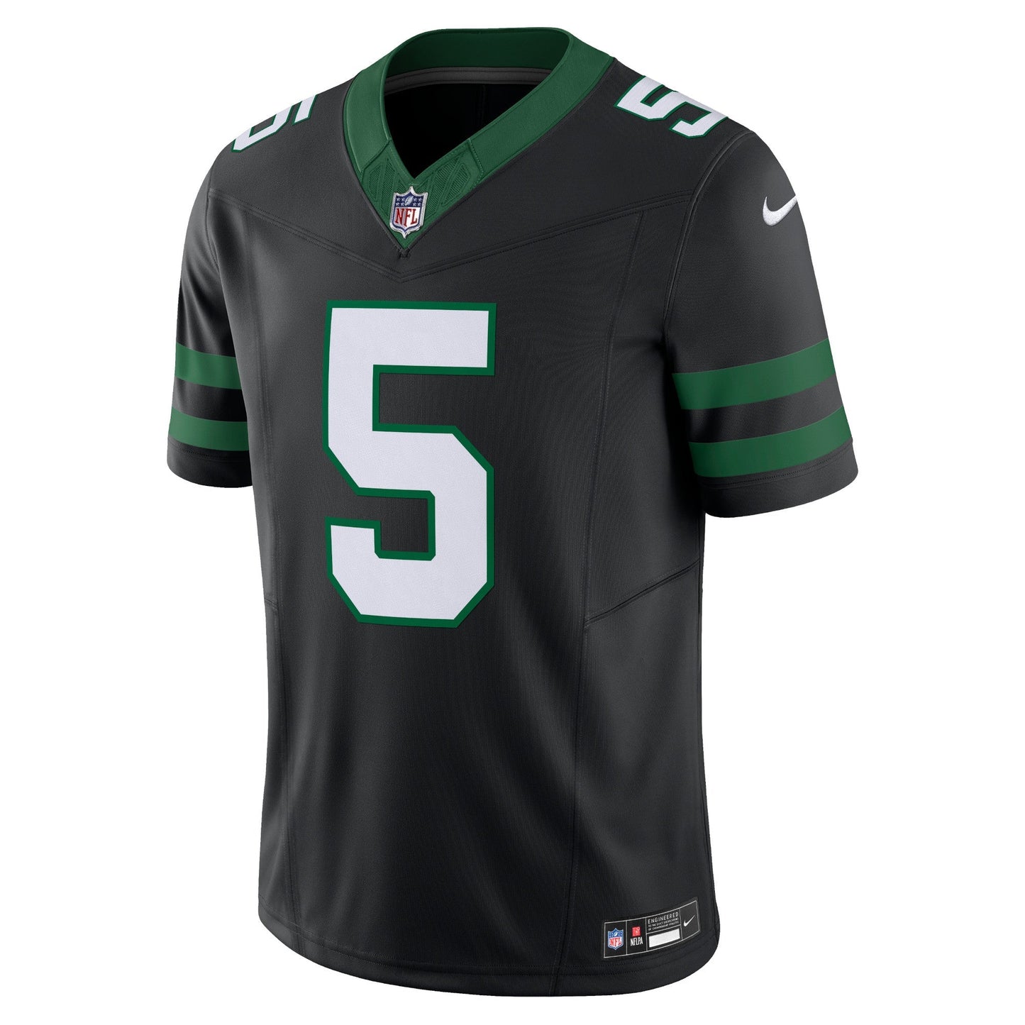 Garrett Wilson New York Jets Alternate Vapor F.U.S.E. Limited Jersey - Legacy Black football jersey product view 2
