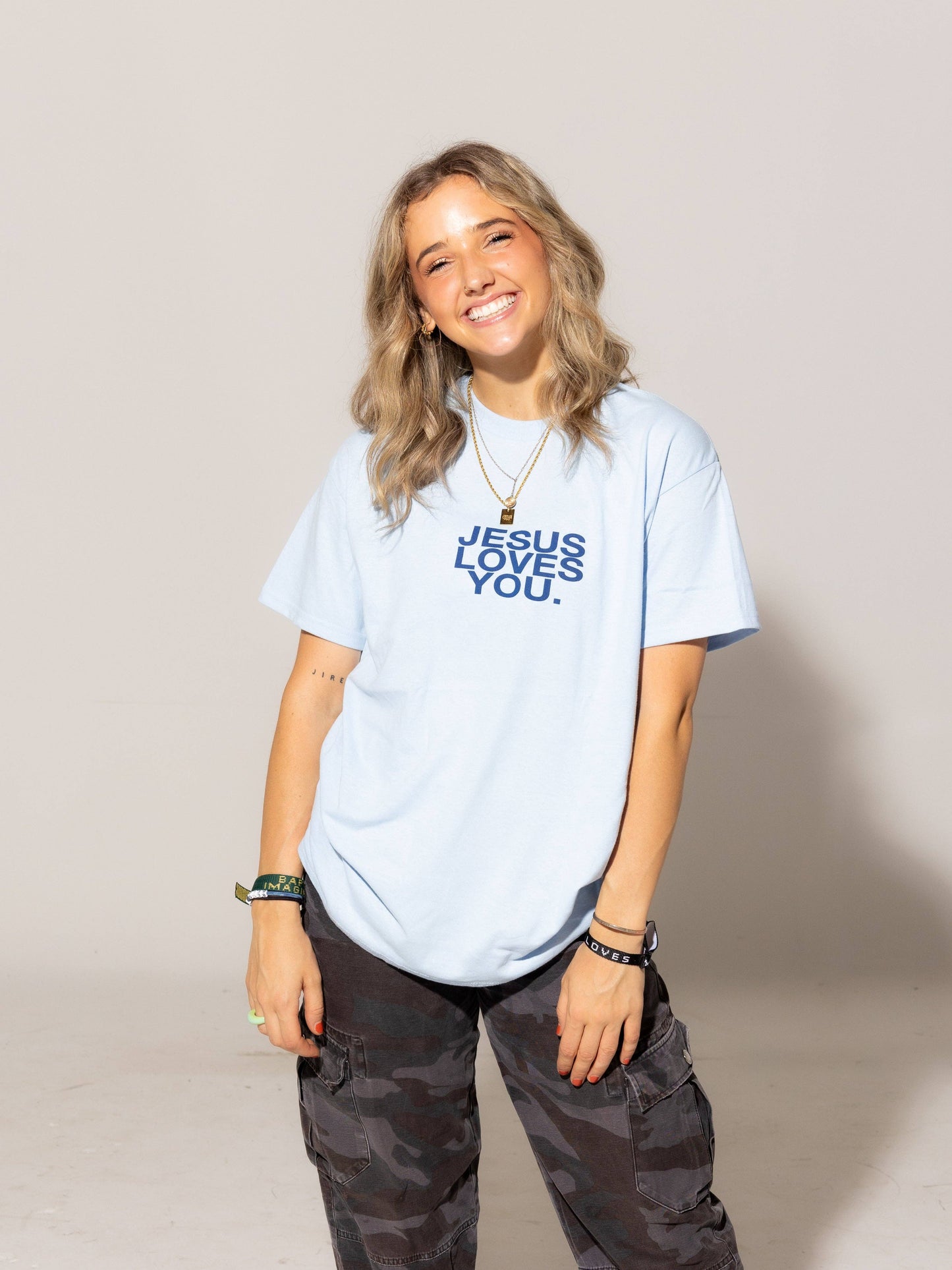 New || Light Blue Logo Tee Unisex T-shirt, Sweatshirt, Hoodie, Long Sleeve Tee - T-Shirt, Sweatshirt, Hoodie