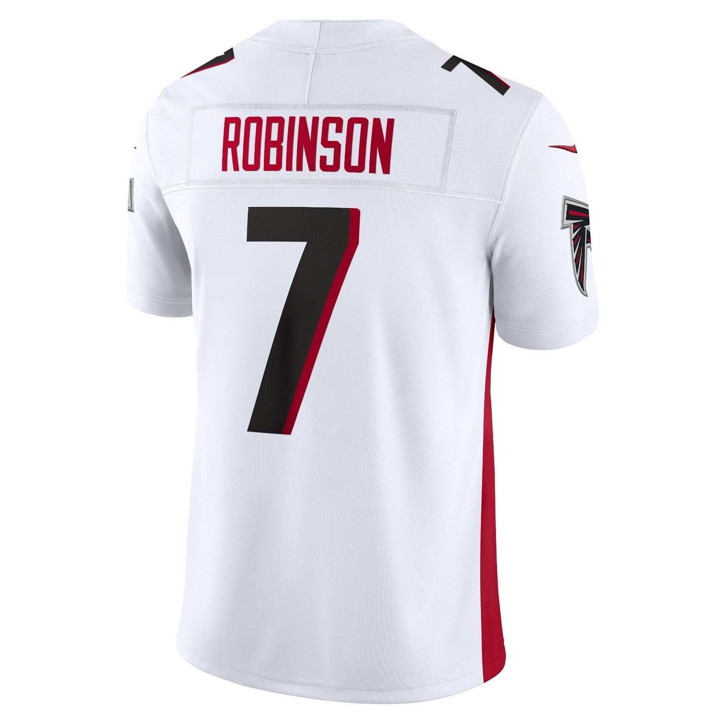 Bijan Robinson Atlanta Falcons Vapor F.U.S.E. Limited Jersey - White football jersey product view 3