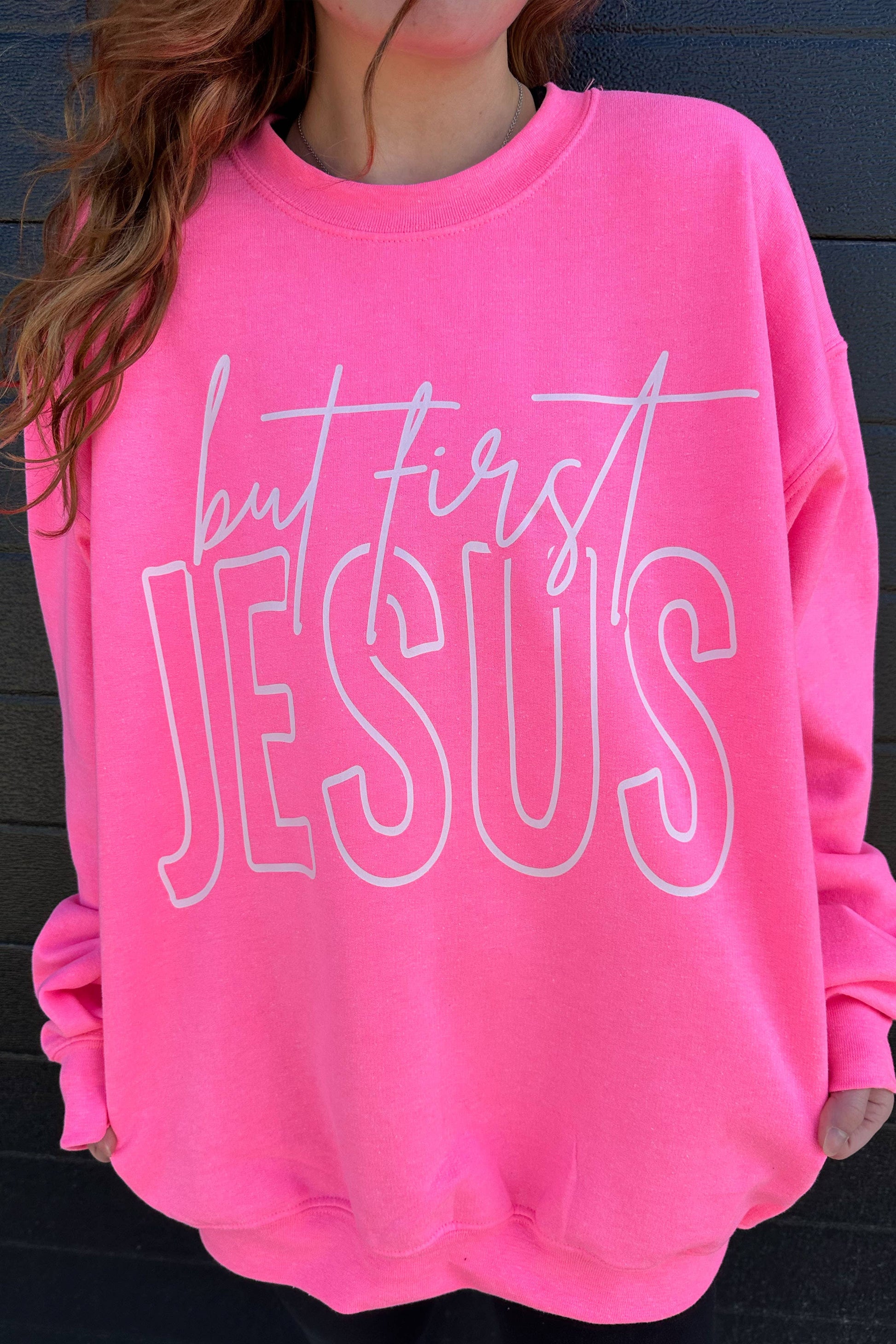 But First Jesus Unisex T-shirt, Sweatshirt, Hoodie, Long Sleeve Tee - T-Shirt, Sweatshirt, Hoodie
