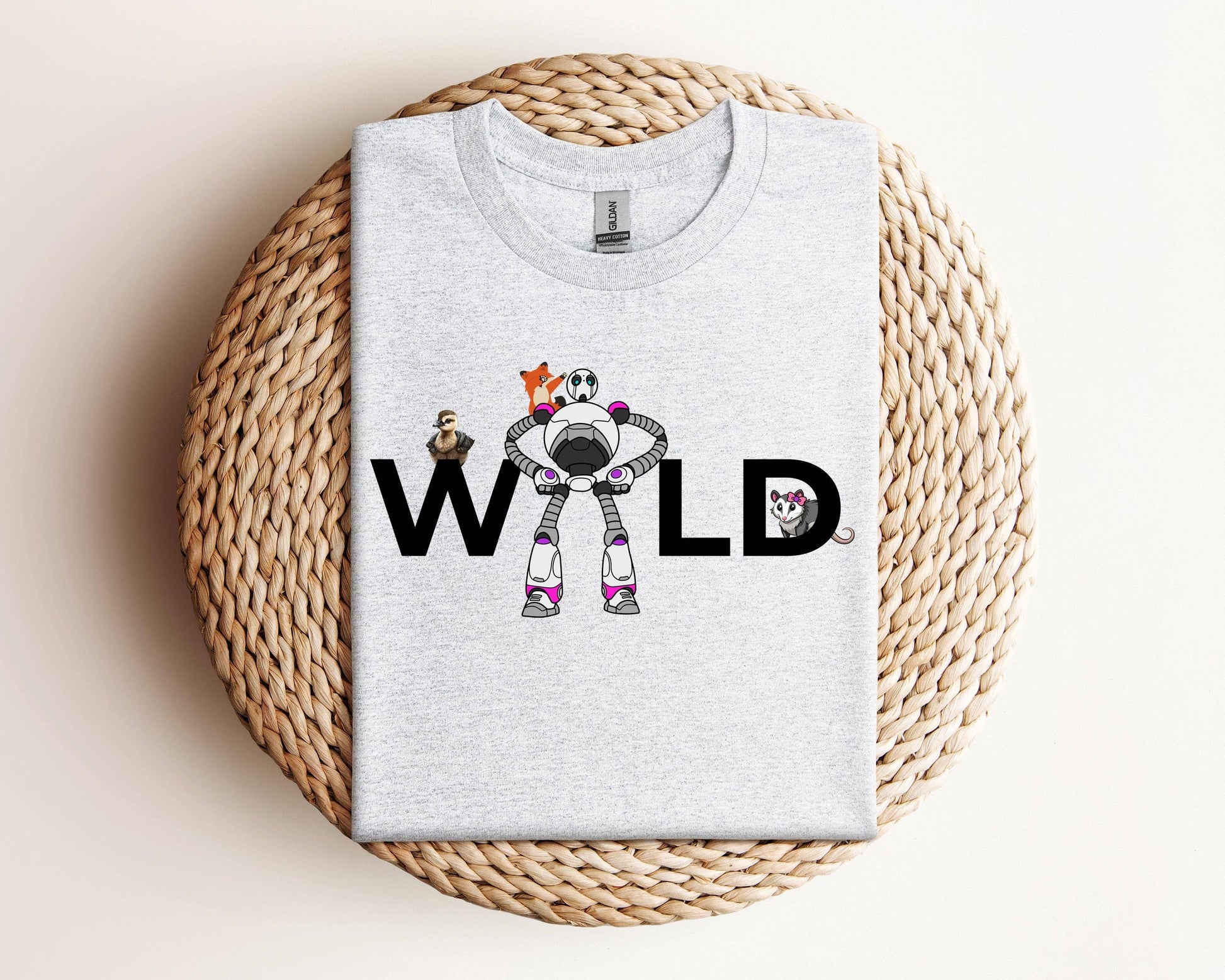 The Wild Robot Shirt For Movie Fans and Robot Lovers Unisex T-shirt, Sweatshirt, Hoodie, Long Sleeve Tee - T-Shirt, Sweatshirt, Hoodie
