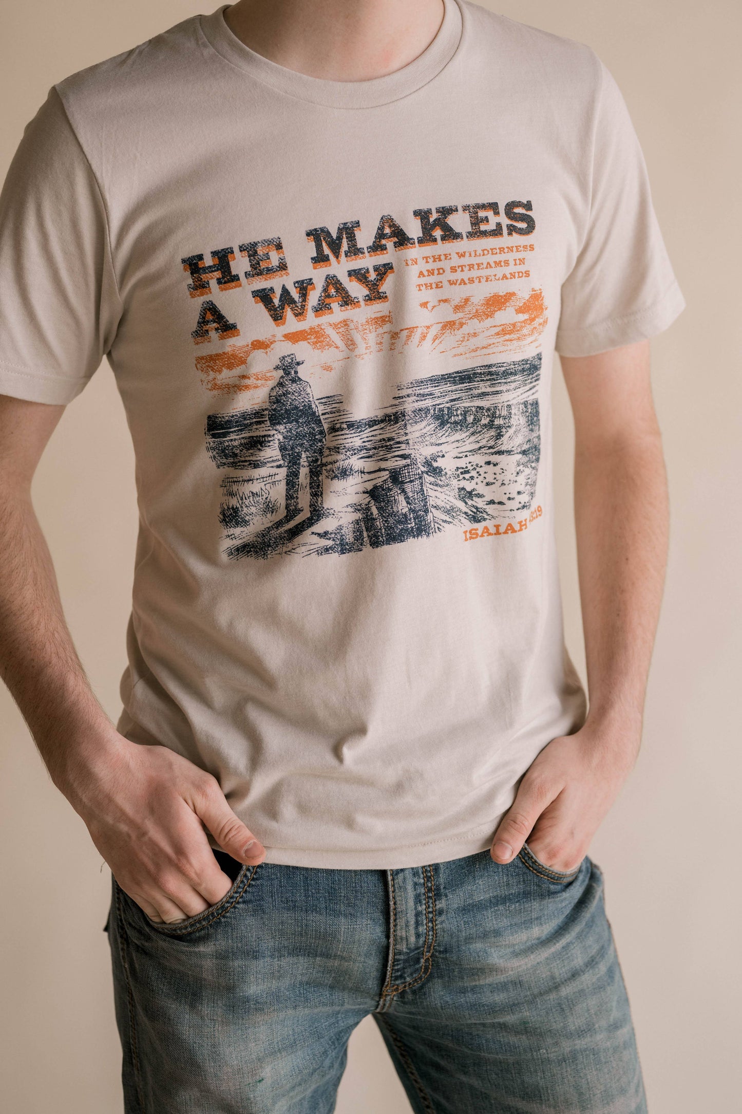 He Makes A Way Tee - Mens | Christian Tee Unisex T-shirt, Sweatshirt, Hoodie, Long Sleeve Tee - T-Shirt, Sweatshirt, Hoodie