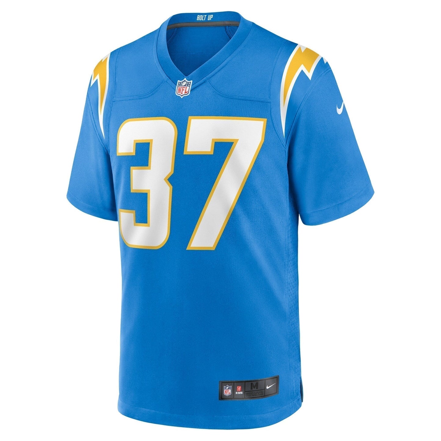 Tony Jefferson Los Angeles Chargers Team Game Jersey - Powder Blue football jersey product view 2