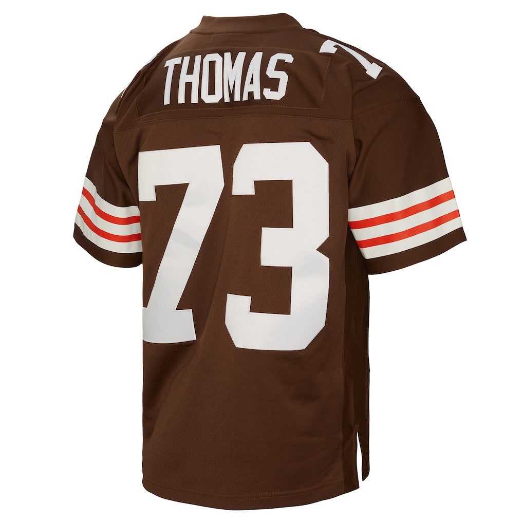 C.Browns #73 Joe Thomas Brown Legacy Replica Jersey football jersey product view 1