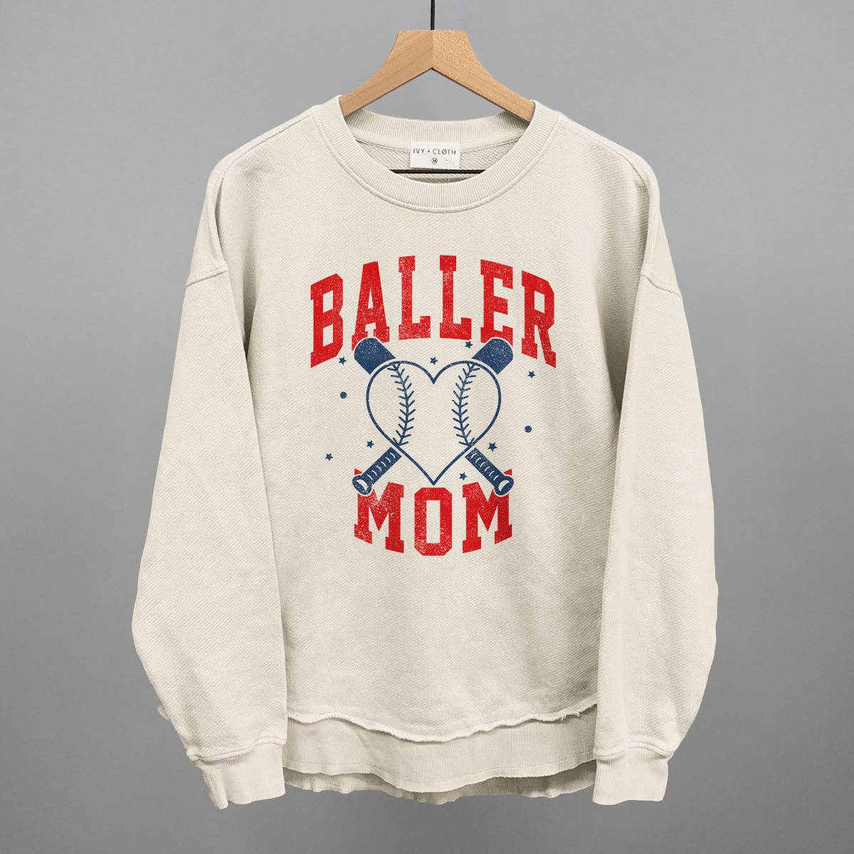 Baller Mom Baseball Unisex T-shirt, Sweatshirt, Hoodie, Long Sleeve Tee - T-Shirt, Sweatshirt, Hoodie