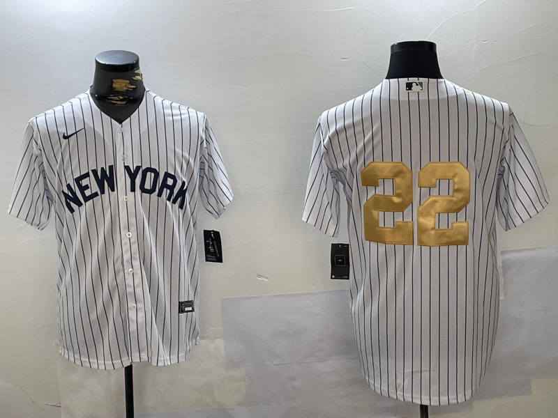 Men's New York Yankees Juan Soto White Game Jersey baseball jersey product view 1
