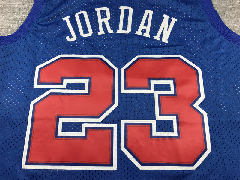 Bullets 23 JORDAN Blue MN basketball jersey product view 3