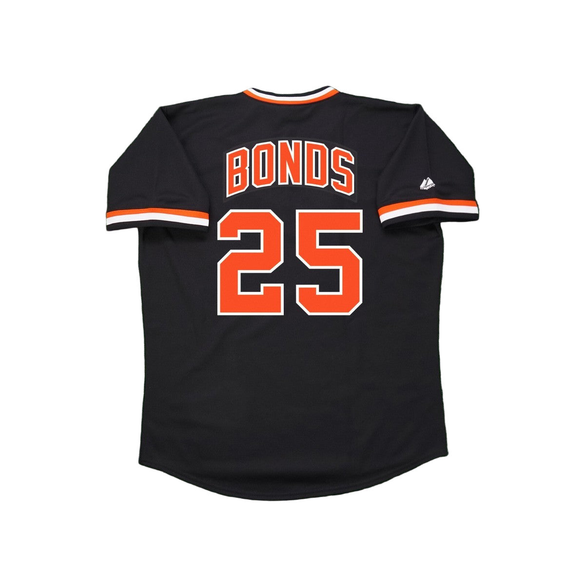 Barry Bonds 1982 San Francisco Giants Cooperstown Road Jersey - Black baseball jersey product view 2