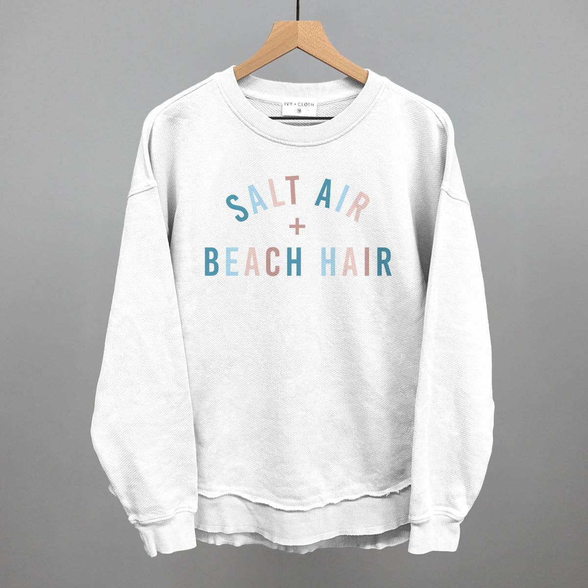Salt Air + Beach Hair Unisex T-shirt, Sweatshirt, Hoodie, Long Sleeve Tee - T-Shirt, Sweatshirt, Hoodie