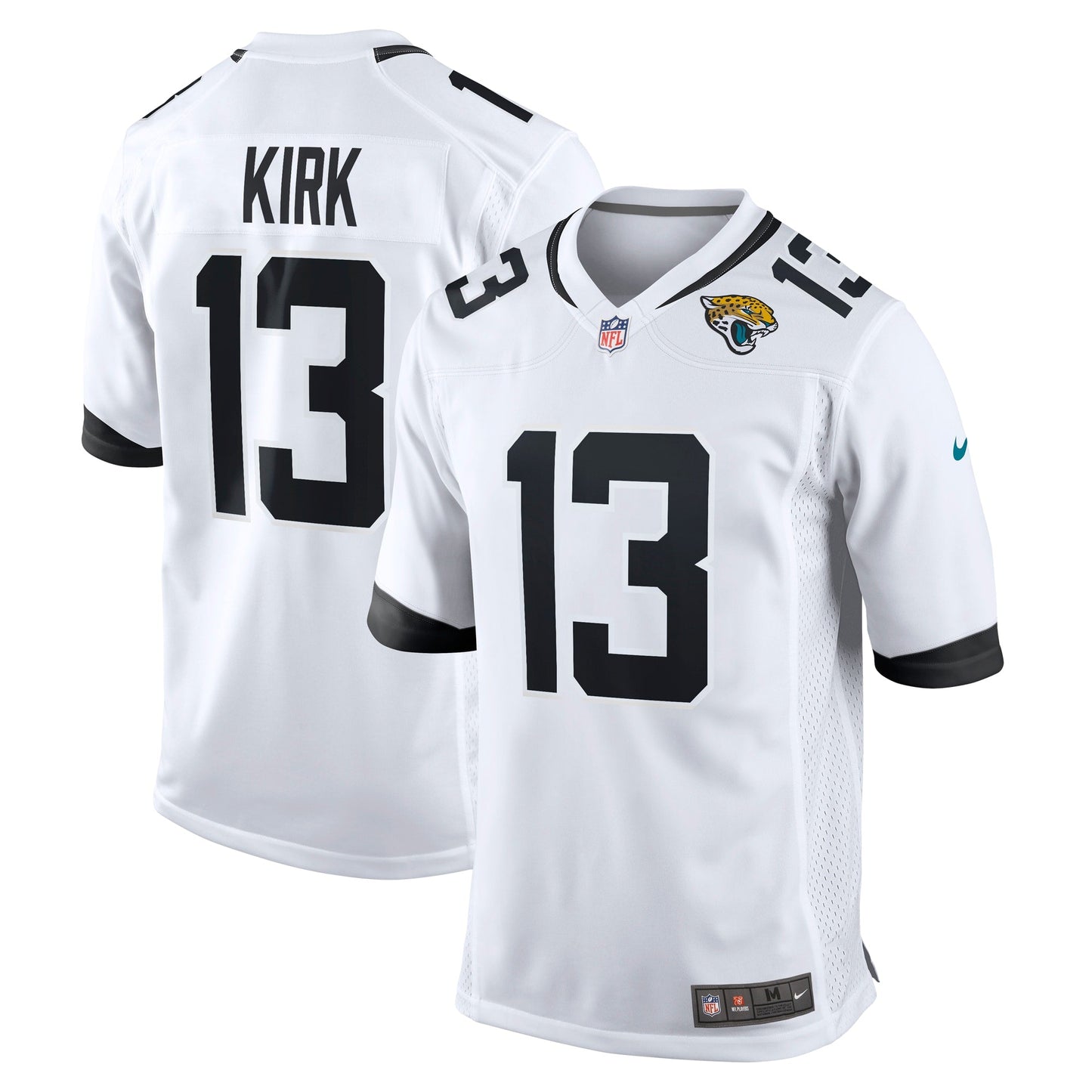 Christian Kirk Jacksonville Jaguars Game Jersey - White football jersey product view 1