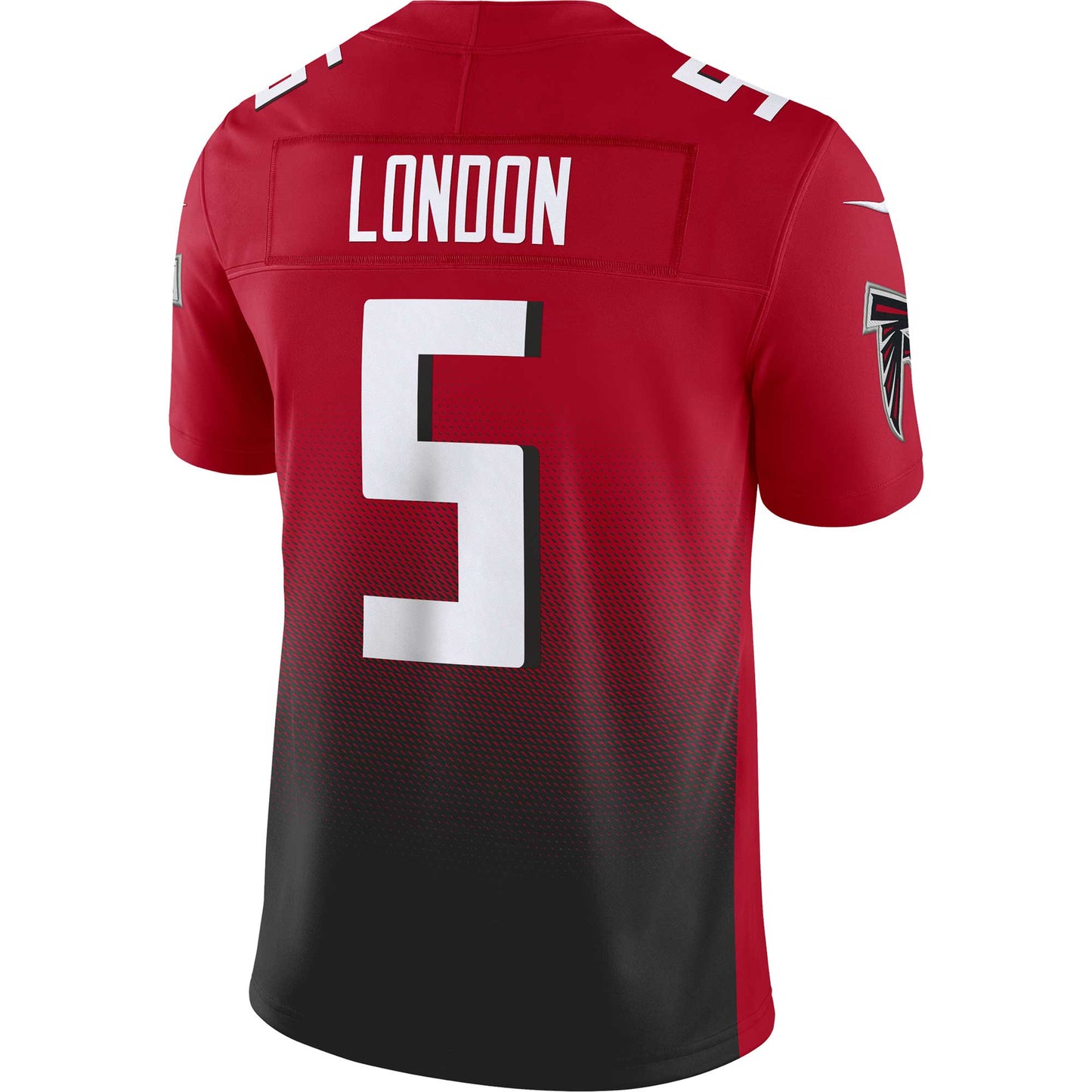 Drake London Atlanta Falcons Vapor F.U.S.E. Limited Jersey - Red football jersey product view 3