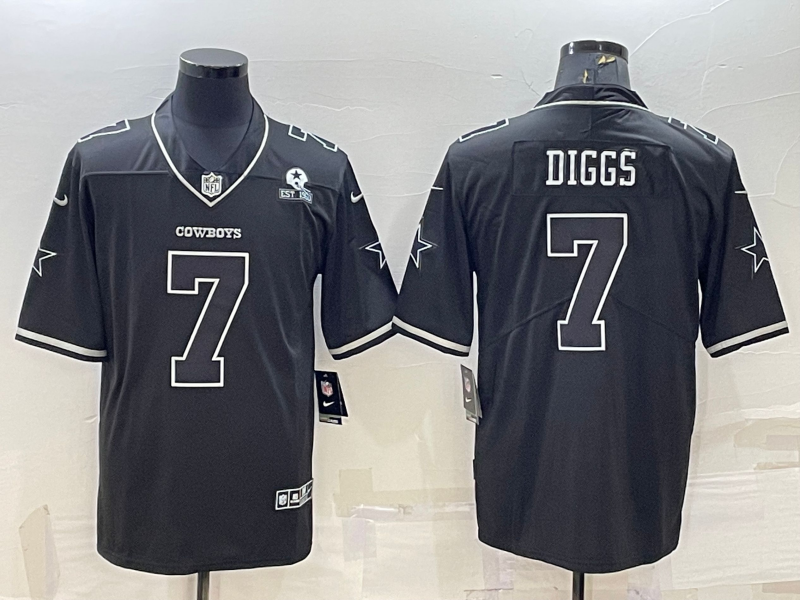 Men's Dallas Cowboys Trevon Diggs Black Legend Player Jersey football jersey product view 1