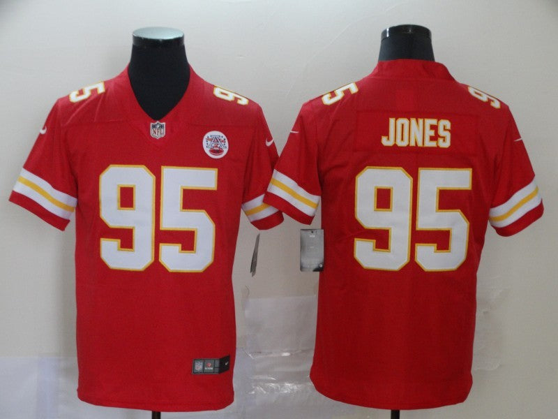 Men's Kansas City Chiefs Chris Jones Red Player Game Jersey football jersey product view 1