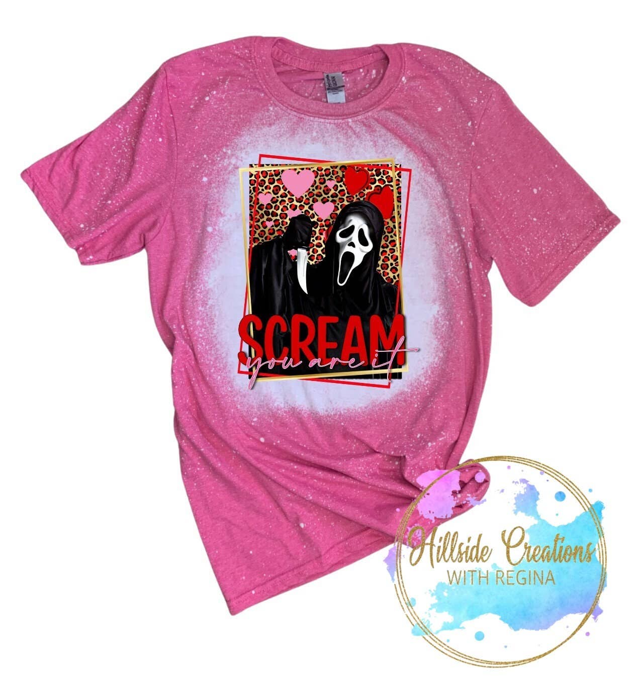 Valentine's Horror Movie - Scream You Are It Bleached Tee Unisex T-shirt, Sweatshirt, Hoodie, Long Sleeve Tee - T-Shirt, Sweatshirt, Hoodie
