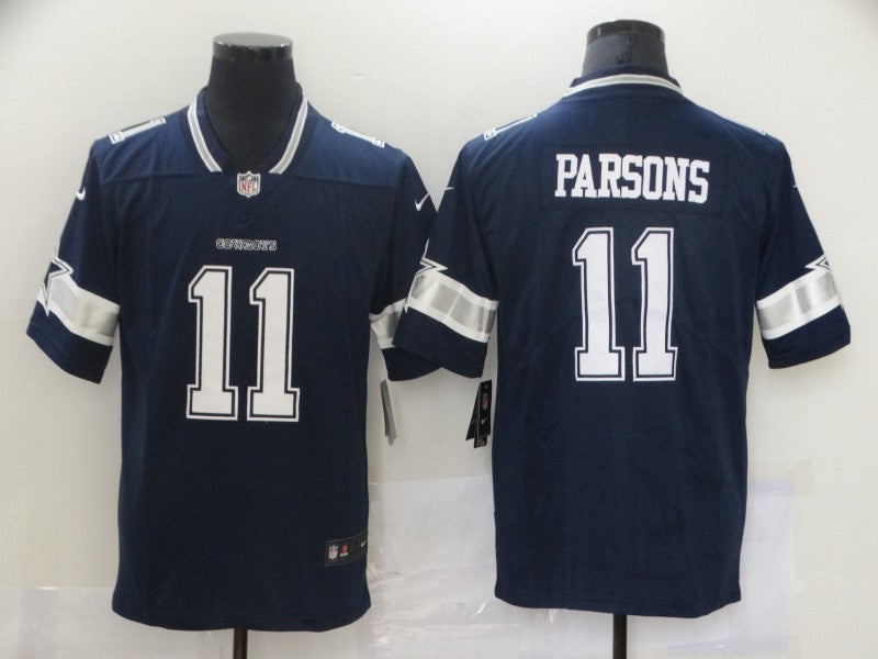 Men's Dallas Cowboys Micah Parsons Navy Game Player Jersey football jersey product view 1