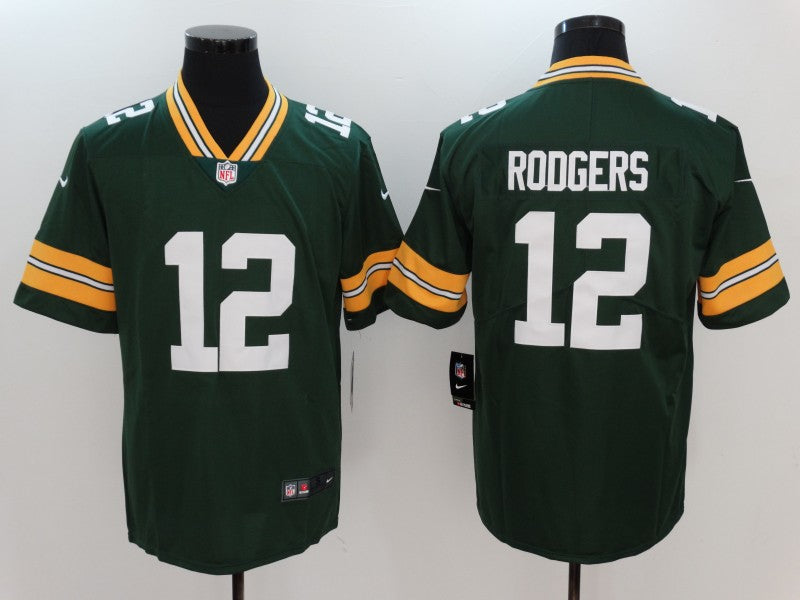 Men's Green Bay Packers Aaron Rodgers Home Game Jersey football jersey product view 1