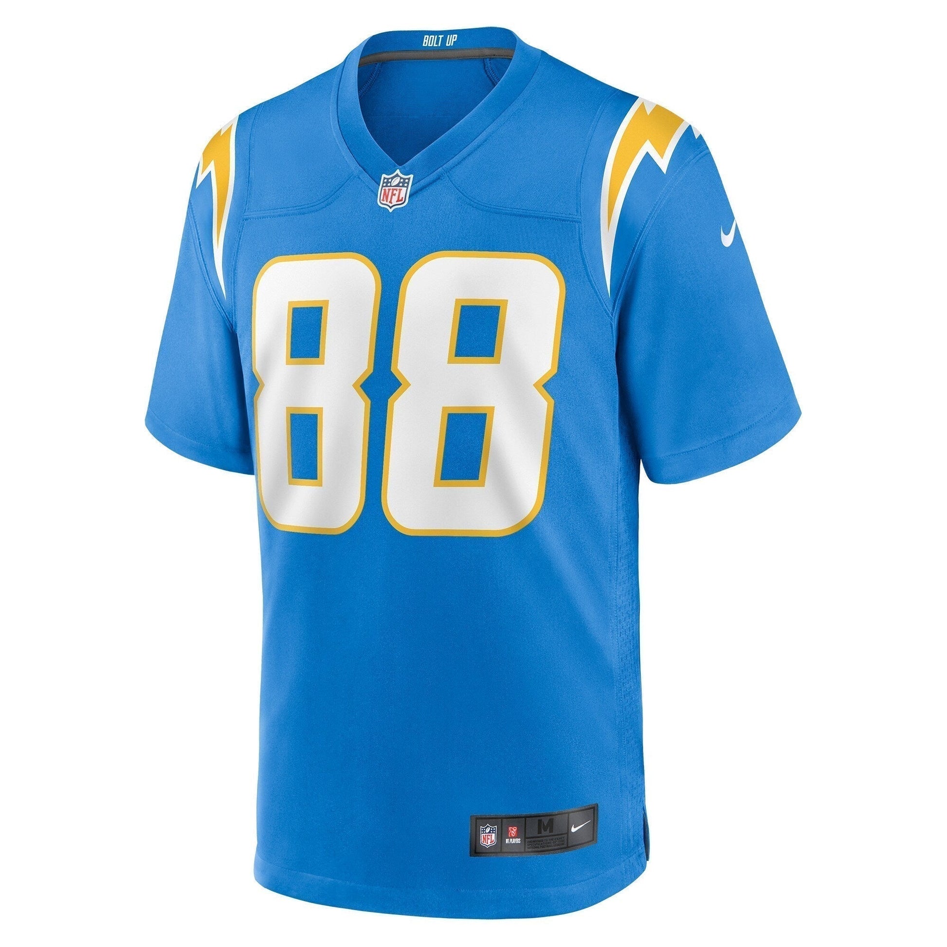 Hayden Hurst Los Angeles Chargers Game Jersey - Powder Blue football jersey product view 2